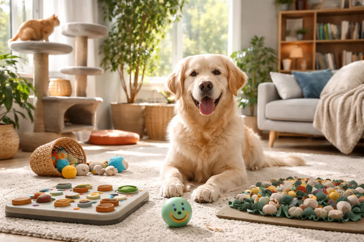 Créer un environnement stimulant pour votre animal de compagnie