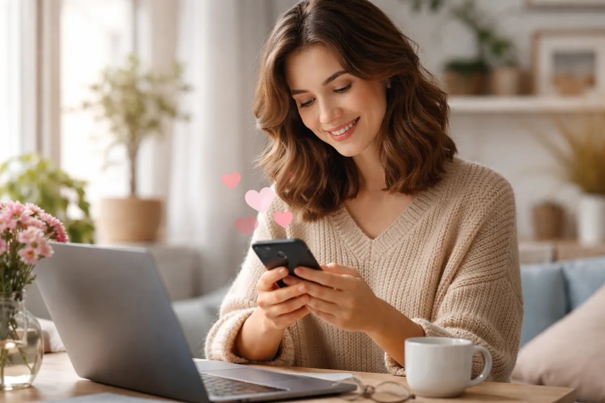 Comment aborder la recherche de l'amour en ligne sans se décourager