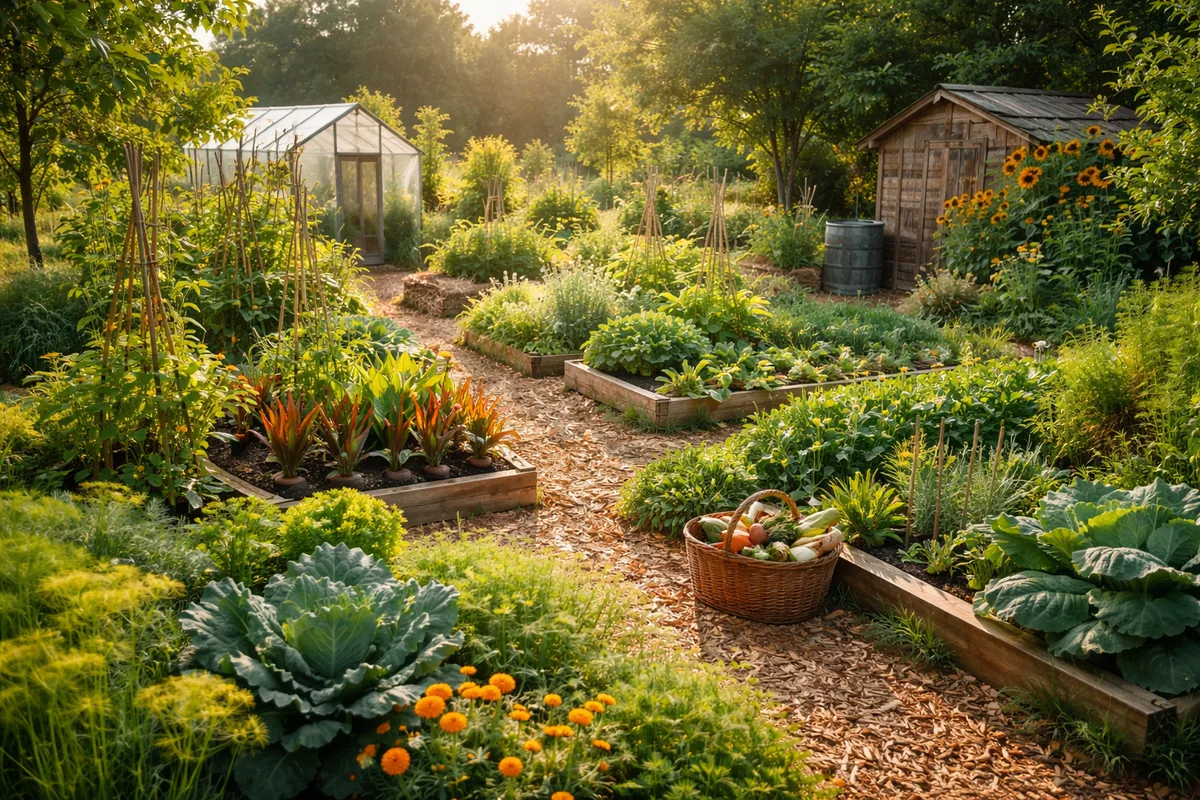 Les avantages des jardins en permaculture