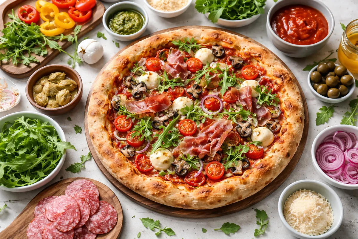 Comment composer des garnitures créatives pour une pizza maison