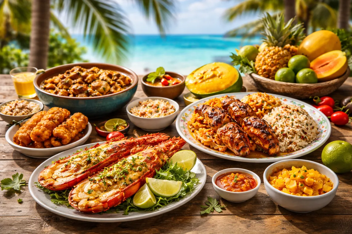 Comment savourer les plats créoles typiques lors d'un voyage aux Antilles