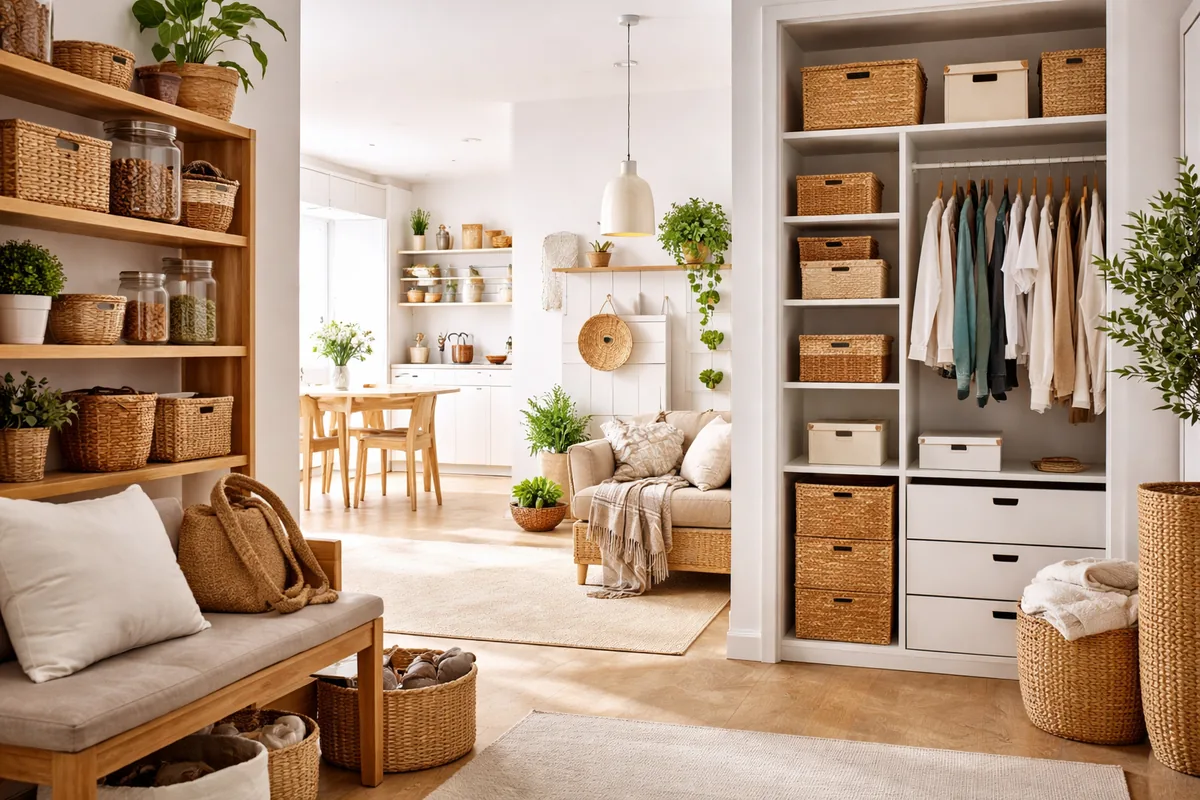 Les secrets d'un rangement efficace dans chaque pièce de la maison