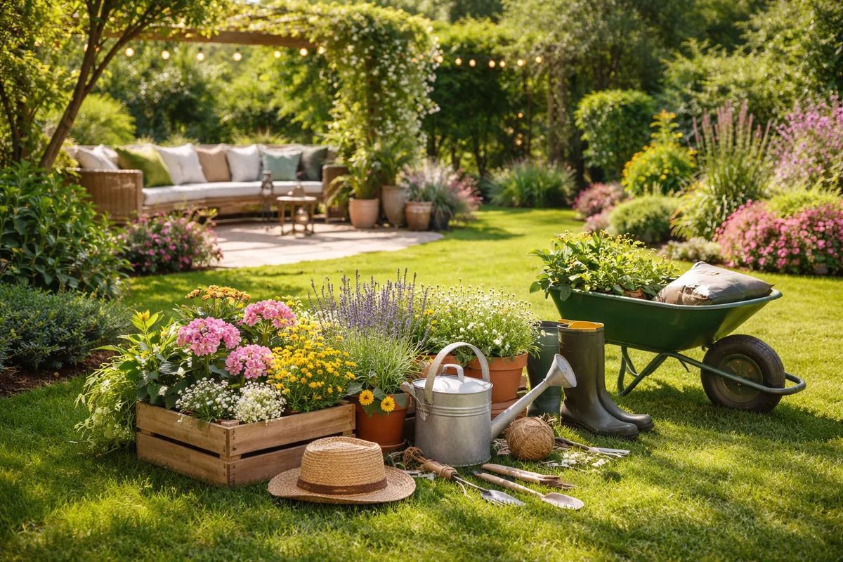 Comment améliorer la décoration extérieure de votre jardin avec des outils et des plantes